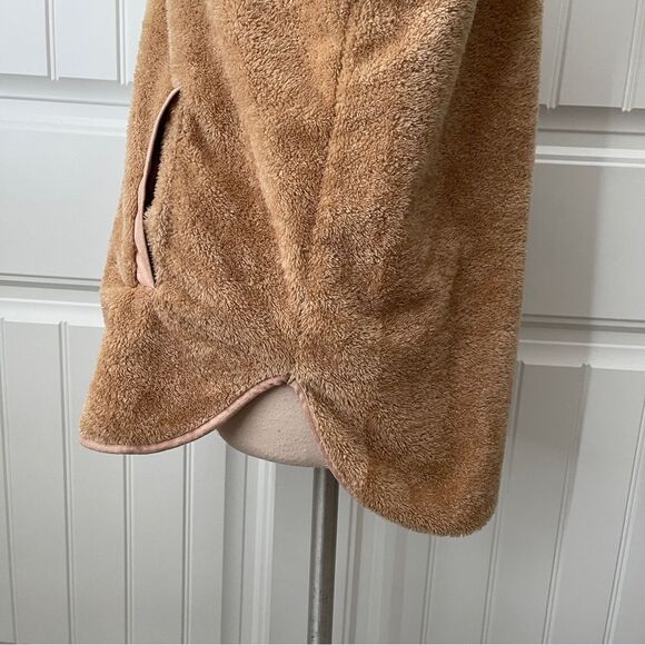 Pink Lily Tan Quarter Zip Sweater - Picture 7 of 9